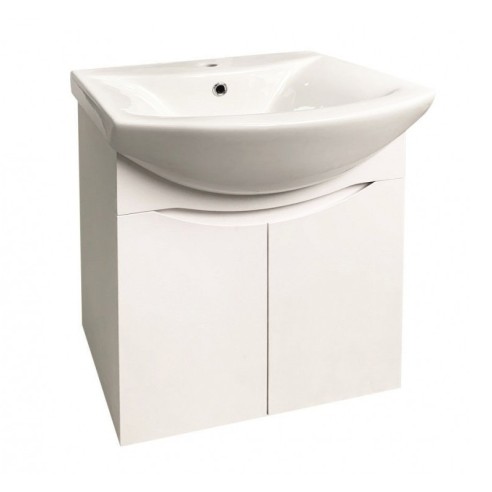 Комплект за баня шкаф с мивка + огледален шкаф Дая INTER CERAMIC ➤ топ цена ➤ dshome.bg