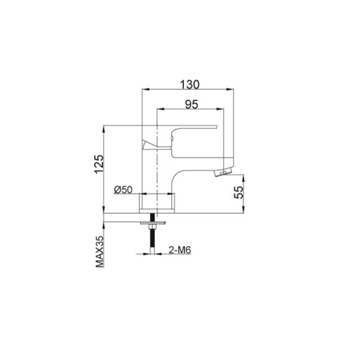 Стоящ смесител за баня Mirella FORMA VITA ➤ топ цена ➤ dshome.bg
