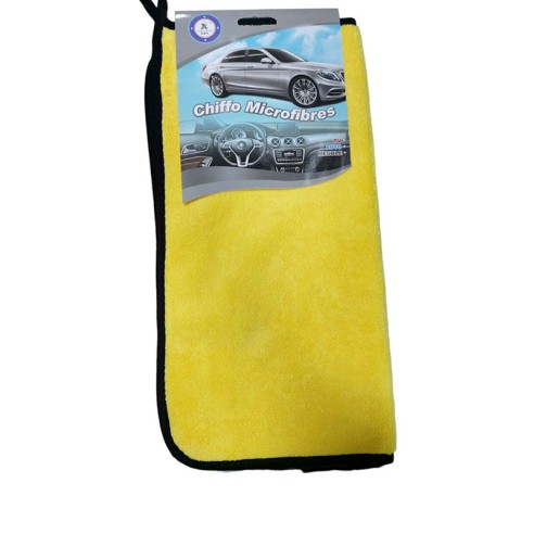 Микрофибърна кърпа за почистване на автомобили жълта