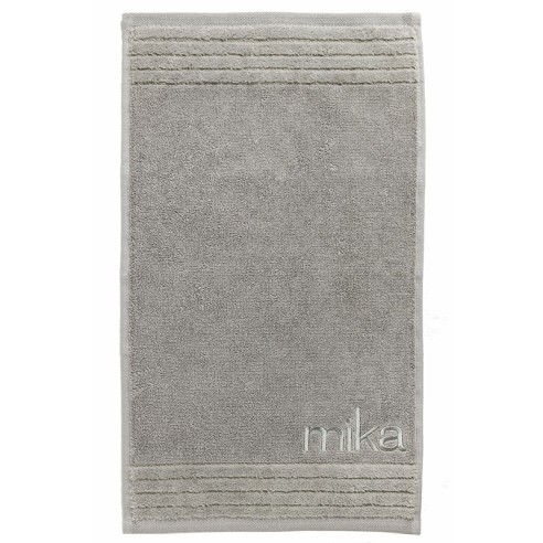 Кърпа за лице Velvet 50x90 см сребро MIKA ➤ топ цена ➤ dshome.bg