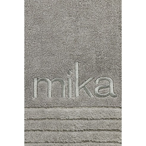 Кърпа за лице Velvet 50x90 см сребро MIKA ➤ топ цена ➤ dshome.bg