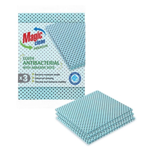 Антибактериални почистващи кърпи 3 бр. MAGIC CLEAN PREMIUM
