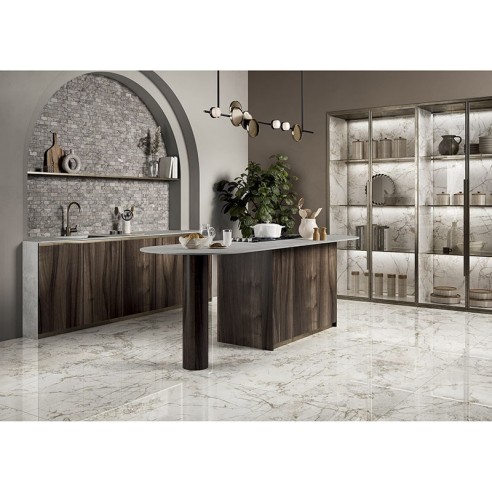 Гранитогрес Gemstone Natural Ret 60x120 см бял LА FABBRICA ➤ топ цена ➤ dshome.bg