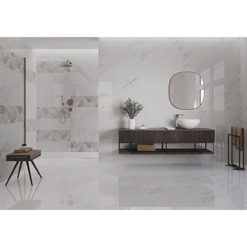 Гранитогрес Amposta Silver 44.5x44.5 см бяло/сиво EL MOLINO ➤ топ цена ➤ dshome.bg