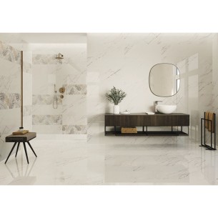 Фаянс Amposta Decor Hojas Gold 30x90 см EL MOLINO ➤ топ цена ➤ dshome.bg