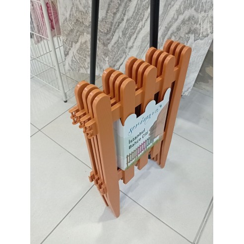 Градинска ограда 40x59 см кафява IBC2 SERINOVA ➤ топ цена ➤ dshome.bg