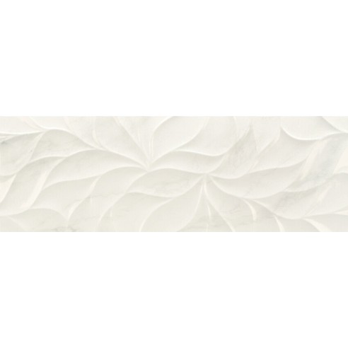 Фаянс Leaves Cascais 30×90 см - Бял - Azulejos Benadresa