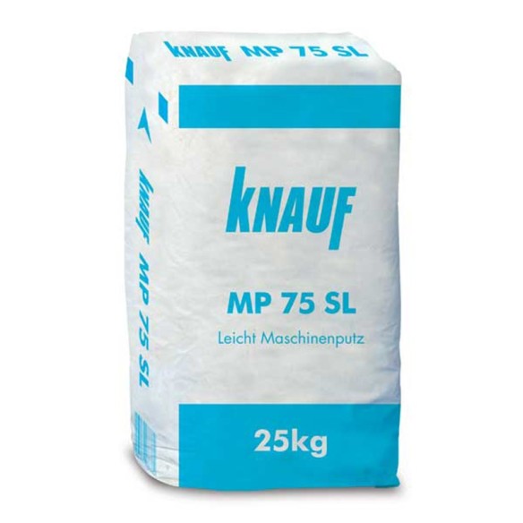 Гипсова мазилка за машинно полагане 25 кг МР75 SL KNAUF ➤ топ цена ➤ dshome.bg