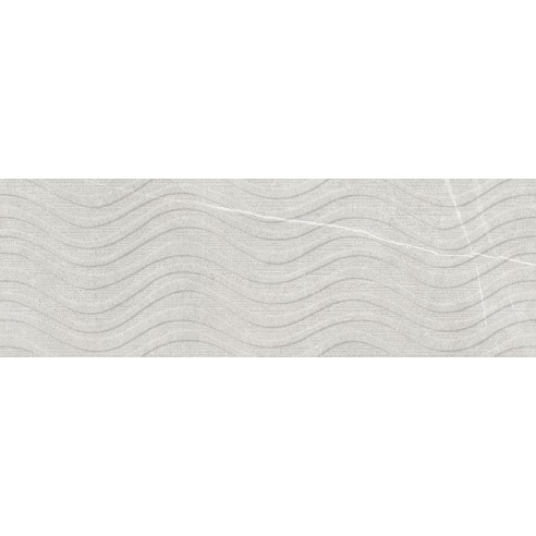 Фаянс Kairos Decor Pearl R Mat 29.5×90 см - Сив - ITT