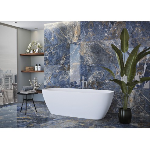 Гранитогрес Icaro Blue Pulido Rect 60×120 см - Син - Azulejos Benadresa ➤ топ цена ➤ dshome.bg