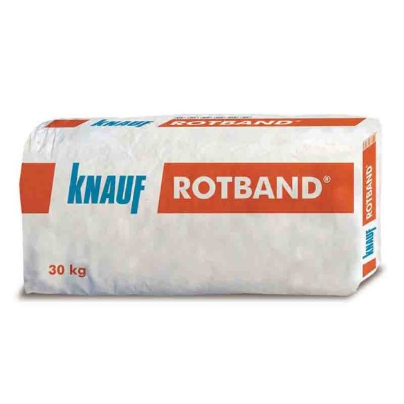 Гипсова мазилка за ръчно полагане 30 кг Rotband KNAUF ➤ топ цена ➤ dshome.bg