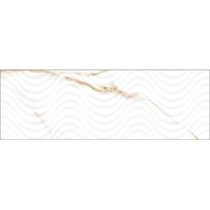 Фаянс Brera Gold RLV 30×90 см - Бял, златист - Geotiles ➤ топ цена ➤ dshome.bg