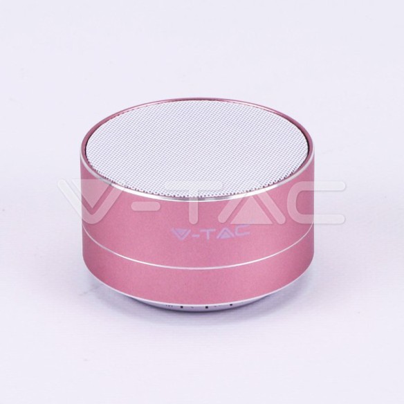 Преносима bluetooth колона розова - V-TAC - 1