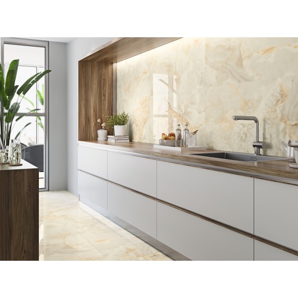 Гранитогрес Aral Cream Pulido Rect 60×120 см - Бежов - Azulejos Benadresa ➤ топ цена ➤ dshome.bg