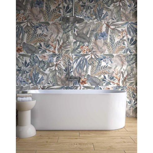 Гранитогрес Decor Jungle Bianco Mix 60×120 см - Пъстър - Idea Ceramica