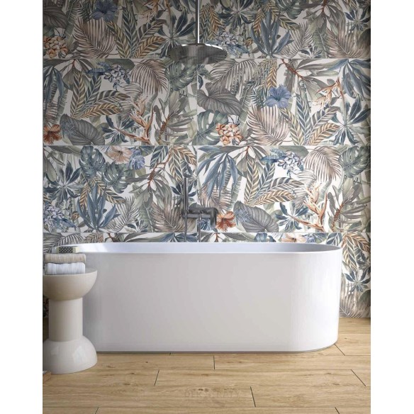 Гранитогрес Decor Jungle Bianco Mix 60×120 см - Пъстър - Idea Ceramica ➤ топ цена ➤ dshome.bg