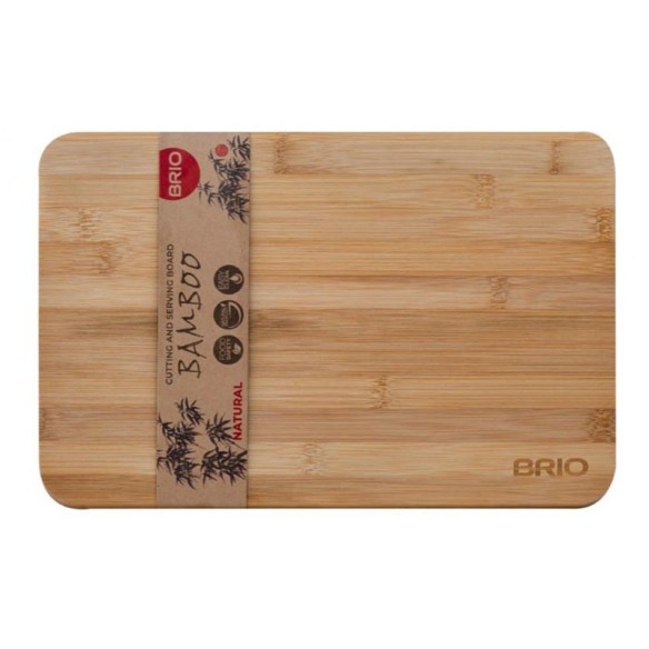 Дъска за рязане 23x17x0.9 см Bamboo BRIO ➤ топ цена ➤ dshome.bg