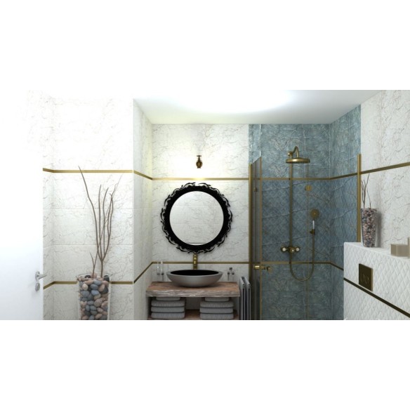 Фаянс Astoria Turquoise Decofon 30×90 - син- Bien ➤ топ цена ➤ dshome.bg