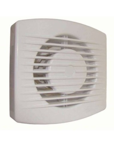Вентилатор за баня ОК 04 с клапа ф100, квадрат - бял - 1