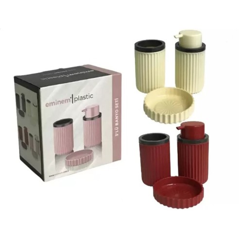 Сет за баня тройка EMINEM PLASTIC ➤ топ цена ➤ dshome.bg