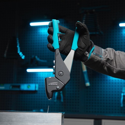 Нитачка с въртяща се глава 0-360° за поп-нитове 2.4-4.8 мм GROSS ➤ топ цена ➤ dshome.bg