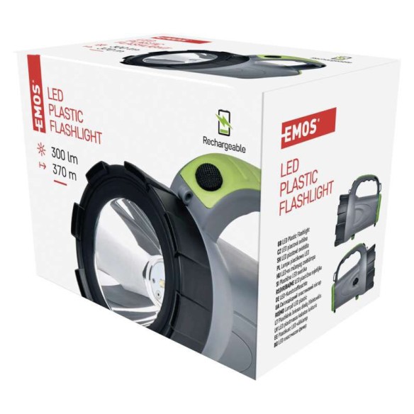Фенер 5 W LED Recharge EMOS ➤ топ цена ➤ dshome.bg