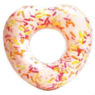 Надуваем пояс Donut Heart Tube INTEX ➤ топ цена ➤ dshome.bg