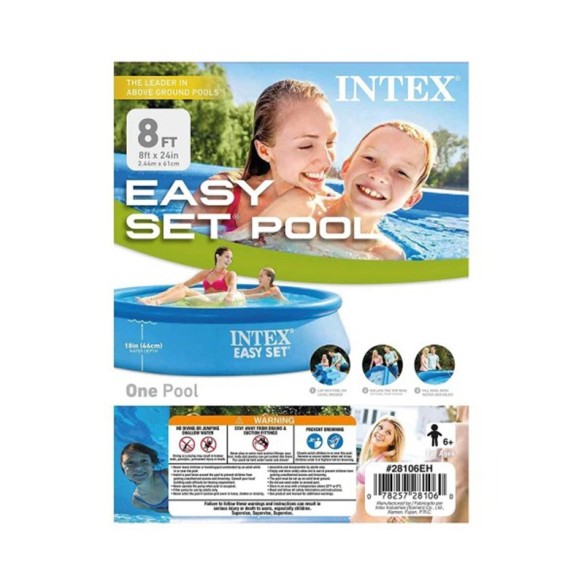 Надуваем басейн 244x61 см INTEX ➤ топ цена ➤ dshome.bg