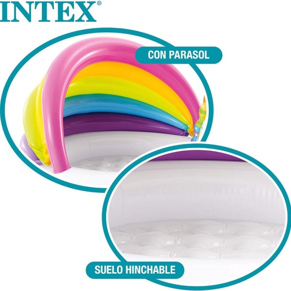 Надуваем детски басейн Еднорог 127х102х69 см INTEX ➤ топ цена ➤ dshome.bg