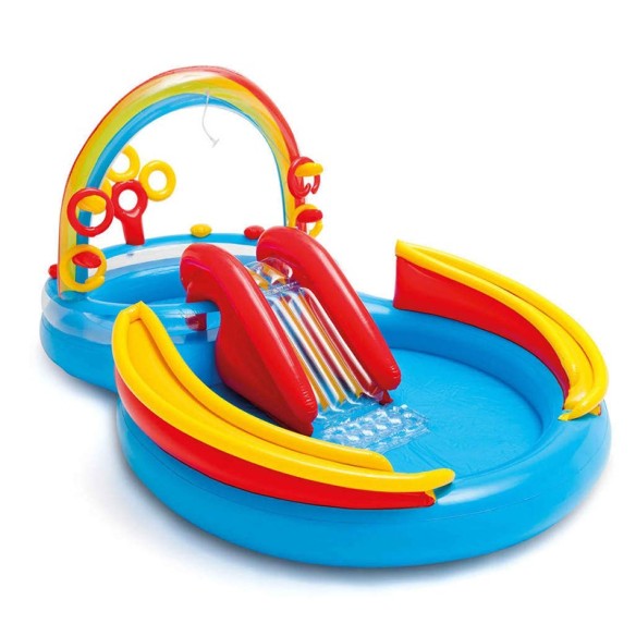 Детски басейн Rainbow 297х193х135 см INTEX ➤ топ цена ➤ dshome.bg