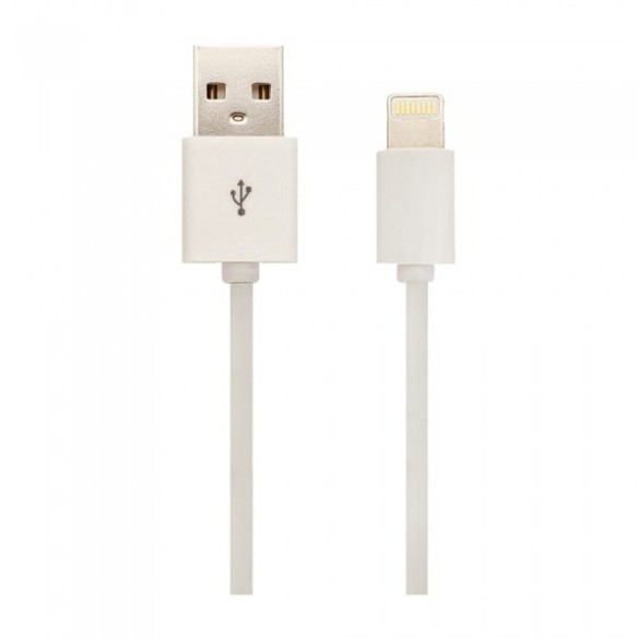 Кабел за iPhone 1.5м Бял - 1