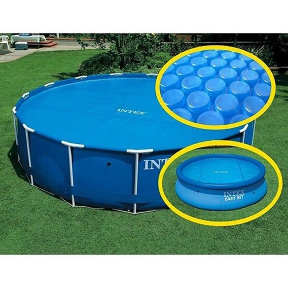 Соларно покривало за басейн 305 см Easy Set Frame Pools INTEX ➤ топ цена ➤ dshome.bg