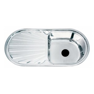 Kухненска мивка алпака 100х48х20 см INTER CERAMIC ➤ топ цена ➤ dshome.bg