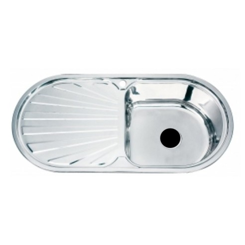 Kухненска мивка алпака 100х48х20 см INTER CERAMIC ➤ топ цена ➤ dshome.bg