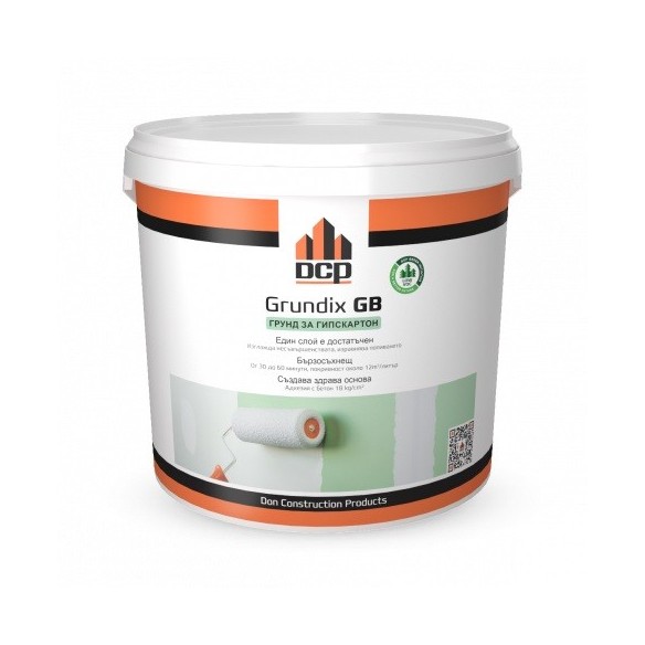 Акрилен грунд за гипсокартон 20 кг Grundix GB DCP ➤ топ цена ➤ dshome.bg