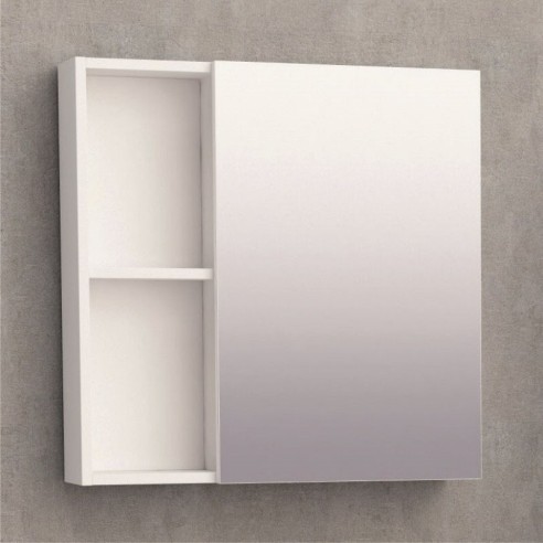 Огледален шкаф за баня с осветление на пантите INTER CERAMIC