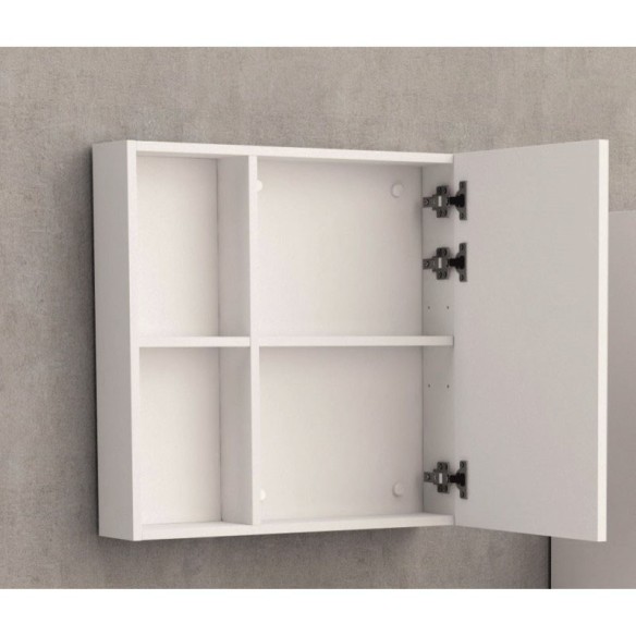 Огледален шкаф за баня с осветление на пантите INTER CERAMIC ➤ топ цена ➤ dshome.bg