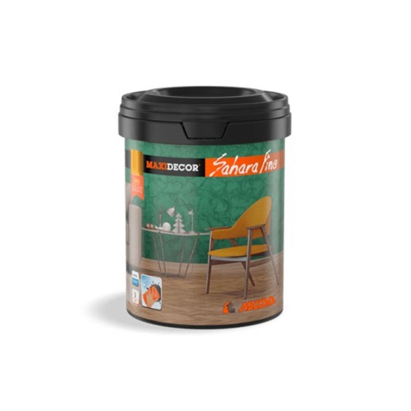 Декоративна боя Maxidecor Sahara Fine Black 1 л MAXIMA ➤ топ цена ➤ dshome.bg