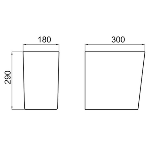 Полуконзола за мивка HappySmart FAYANS ➤ топ цена ➤ dshome.bg