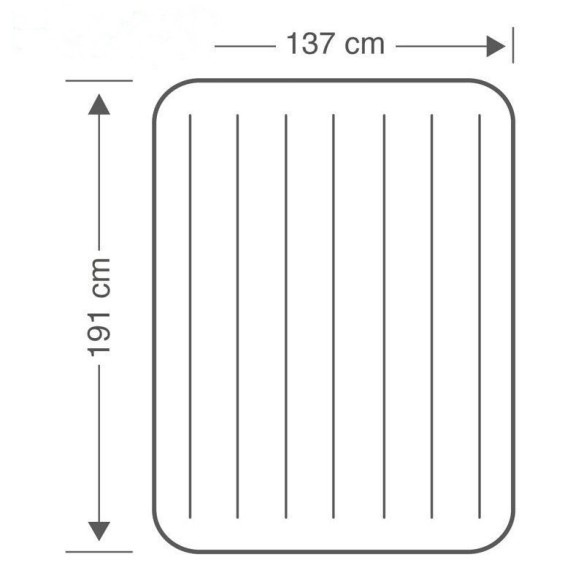 Надуваем дюшек 137x191x25 см Classic Downy Bed INTEX ➤ топ цена ➤ dshome.bg