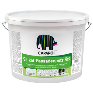 Силиконова мазилка Silicat-Fassadenputz К15 25кг CAPAROL ➤ топ цена ➤ dshome.bg