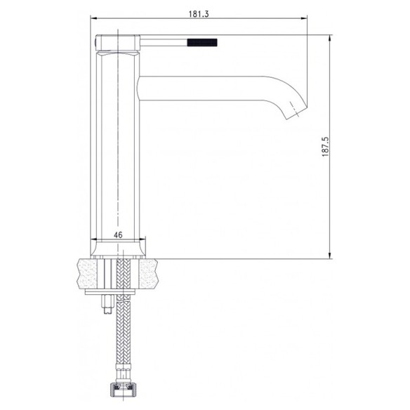 Душ система ICT 6413 + смесител ICF 1192613 INTER CERAMIC ➤ топ цена ➤ dshome.bg