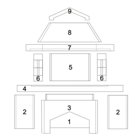 Малко барбекю Глиц 215x100x60 см РАЙМАР ➤ топ цена ➤ dshome.bg