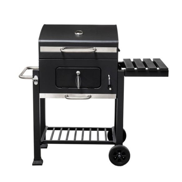 Барбекю на въглища Grill KLD2007 черен мат ZIEL ➤ топ цена ➤ dshome.bg
