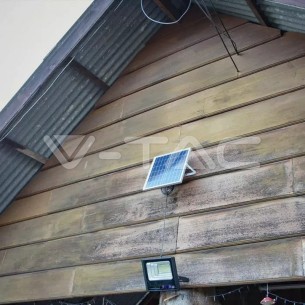 LED Прожектор със солар 20W 6000K - V-TAC - 1 2