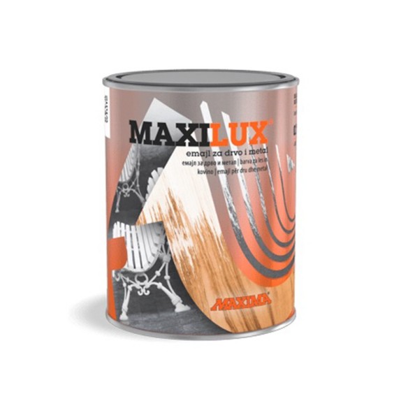 Емайл за дърво и метал Maxilux 0.75 л жълт MAXIMA ➤ топ цена ➤ dshome.bg