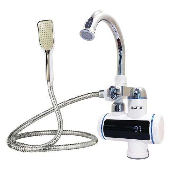 Електрически смесител с душ стоящ EHSD-2560 ELITE ➤ топ цена ➤ dshome.bg