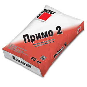 Варо-циментова мазилка 2 мм 40 кг Примо 2 BAUMIT ➤ топ цена ➤ dshome.bg