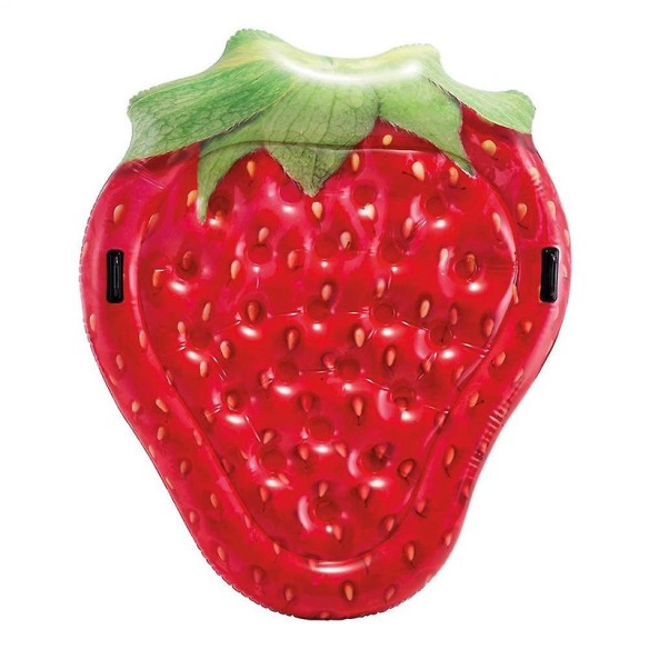 Надуваем дюшек Ягода Strawberry Island 168х142 см INTEX ➤ топ цена ➤ dshome.bg