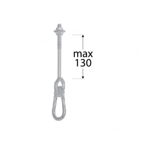 Закрепващ комплект (окачвач) за люлка с карабина МНА 130 ➤ топ цена ➤ dshome.bg